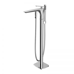 Bath Filler with Round Handshower-Chrome