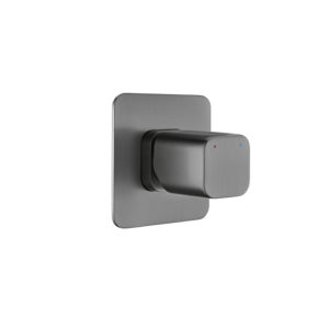 Cube Wall/Bath Mixer-Gunmetal