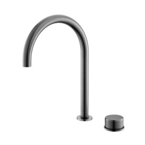 Rountte Plus Deck Mounted Mixer w/Knurled handle-GM-L Spout